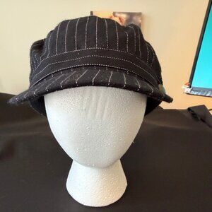 Black & White Pinstripe hat